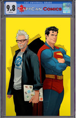 SUPERMAN UNLIMITED #1 CVR F DAN MORA JAMES GUNN CAMEO CARD STOCK VAR thumbnail