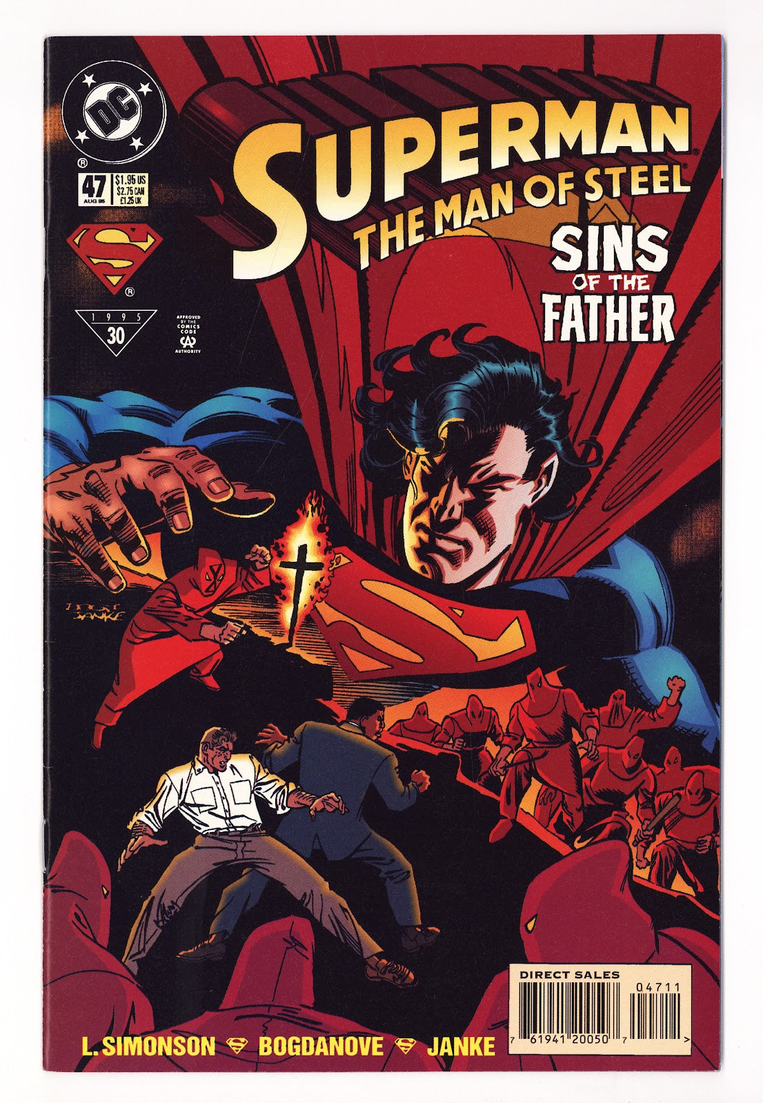 Superman: The Man of Steel   47  High Grade   (1995)   Direct Sales  