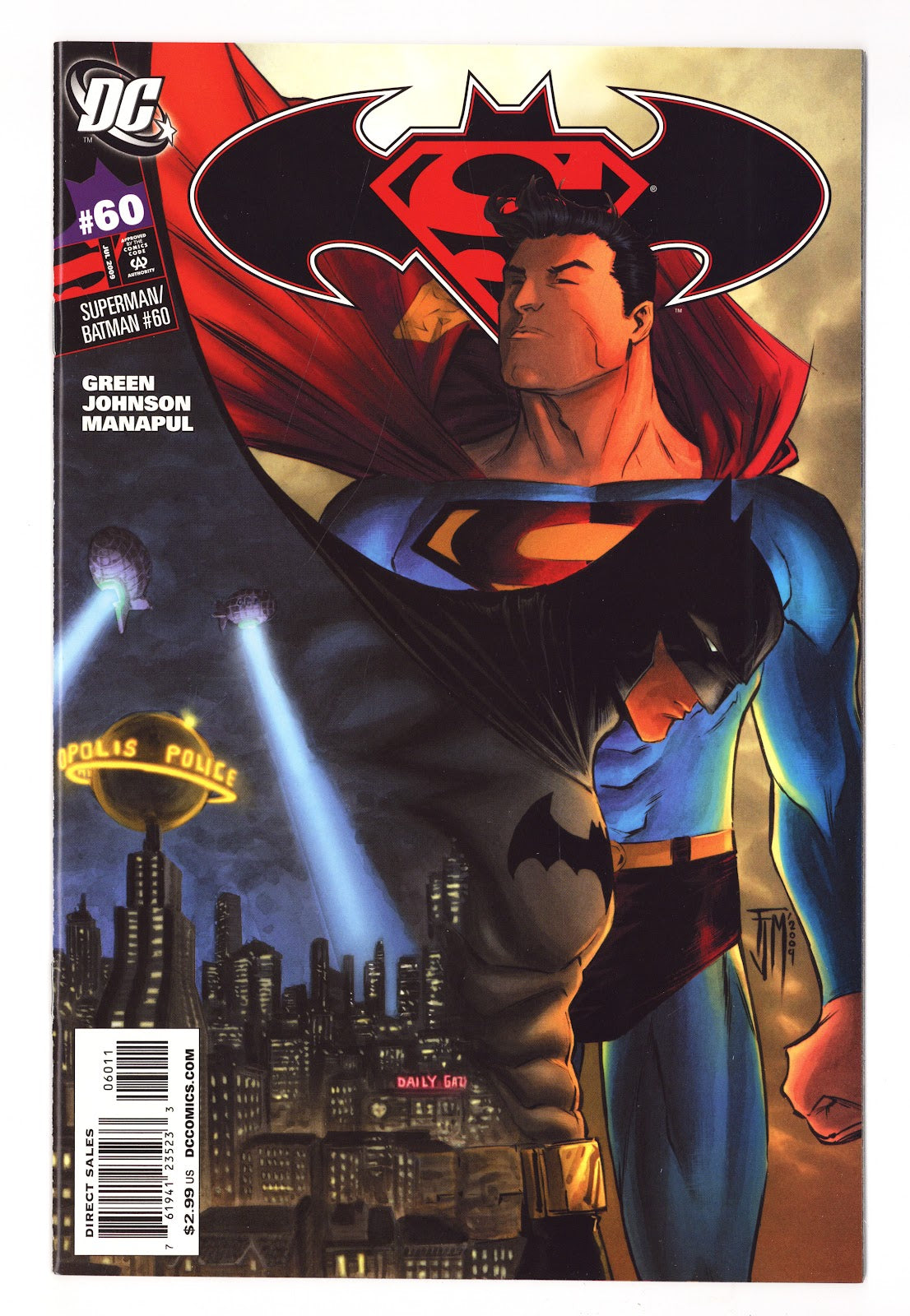 Superman / Batman   60  High Grade   (2009)   Direct Sales  