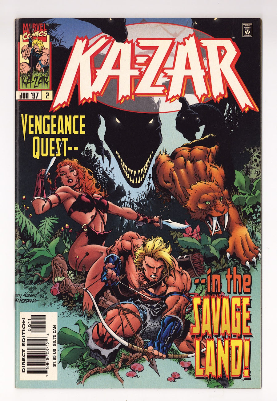 Ka-Zar Vol 4 2 High Grade (1997) Cover A - Direct Edition 