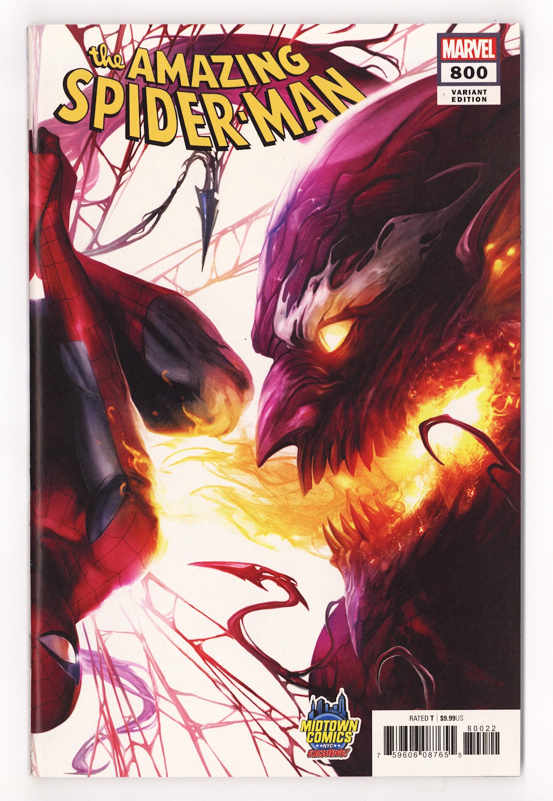 Amazing Spider-Man Vol 4 800  NM- (9.2)   (2018) Mattina Connecting  Exclusive Variant