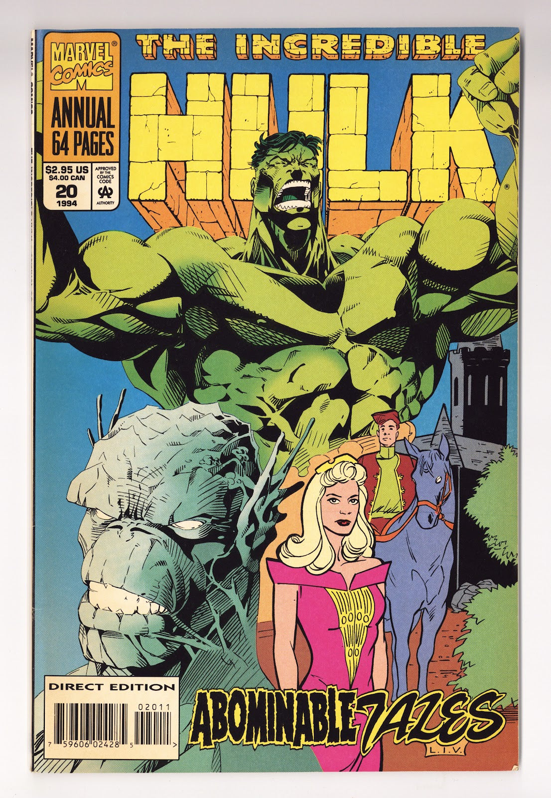 The Incredible Hulk Annual Vol 1 20  Mid Grade   (1994)     