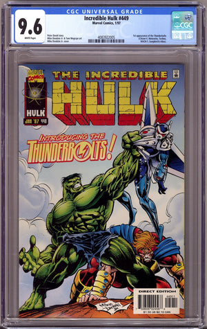 The Incredible Hulk Vol 1 449 CGC 9.6 (NM+) (1997)