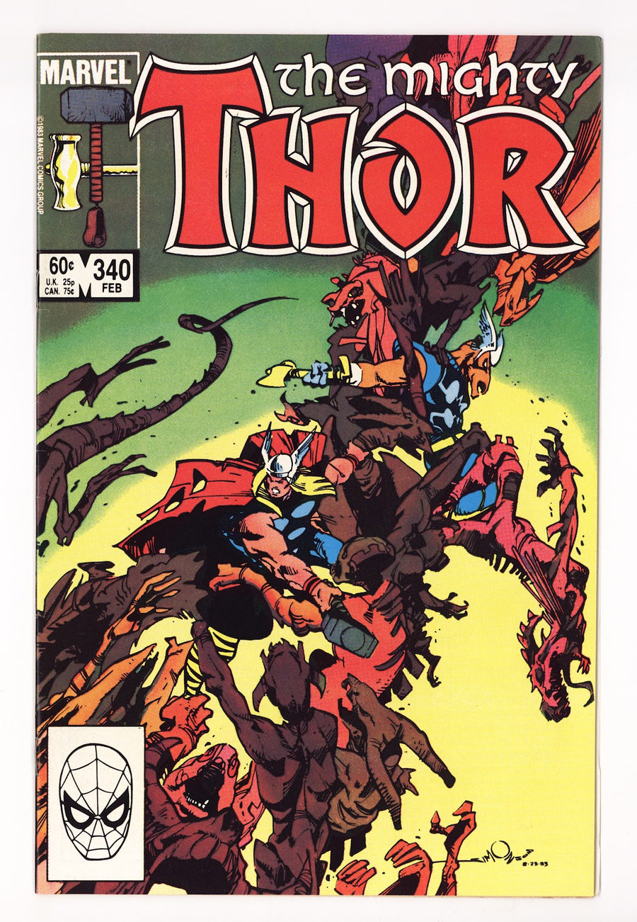 Thor Vol 1 340 Mid Grade (1984) Direct 