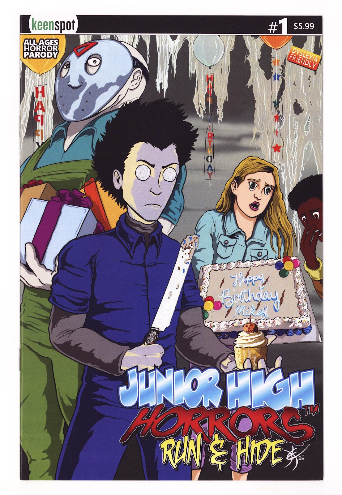 Junior High Horrors Run & Hide #1 Party Variant