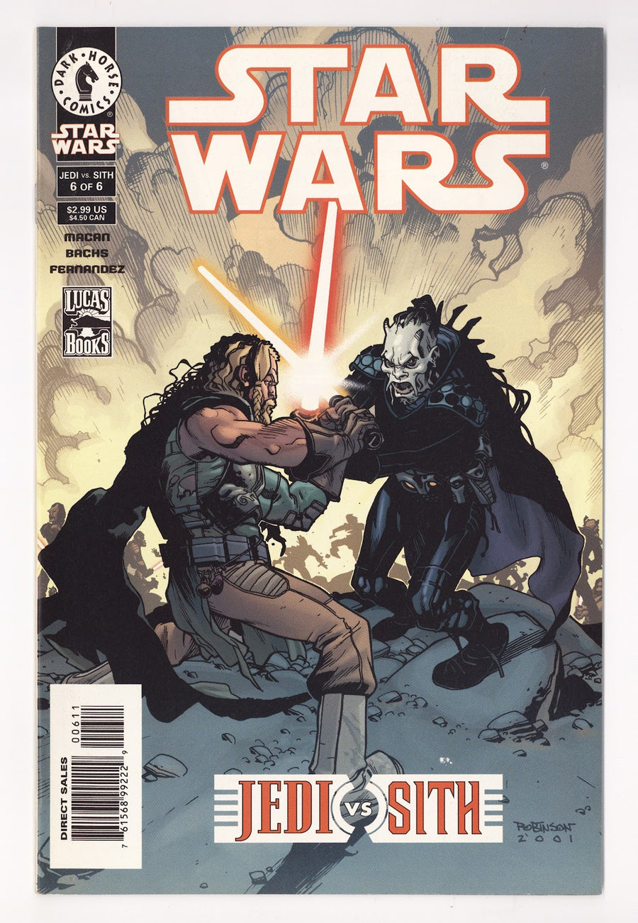 Star Wars: Jedi vs. Sith Vol 1 6  Mid Grade   (2001)     