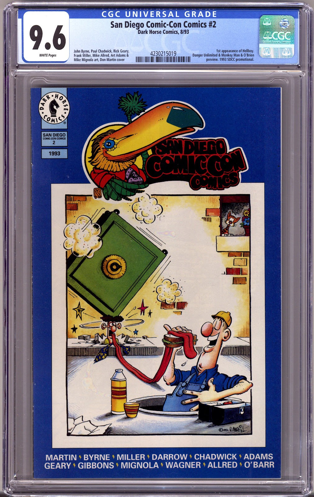 San Diego Comic Con Comics   2 CGC 9.6 (NM+)   (1993)