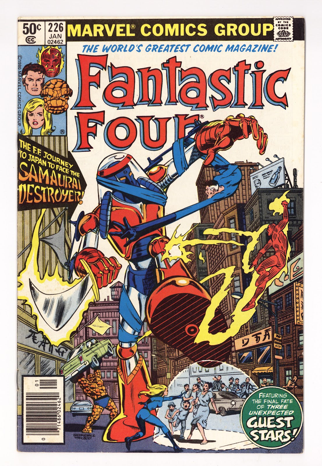 Fantastic Four Vol 1 226 Low Grade (1981) Newsstand 