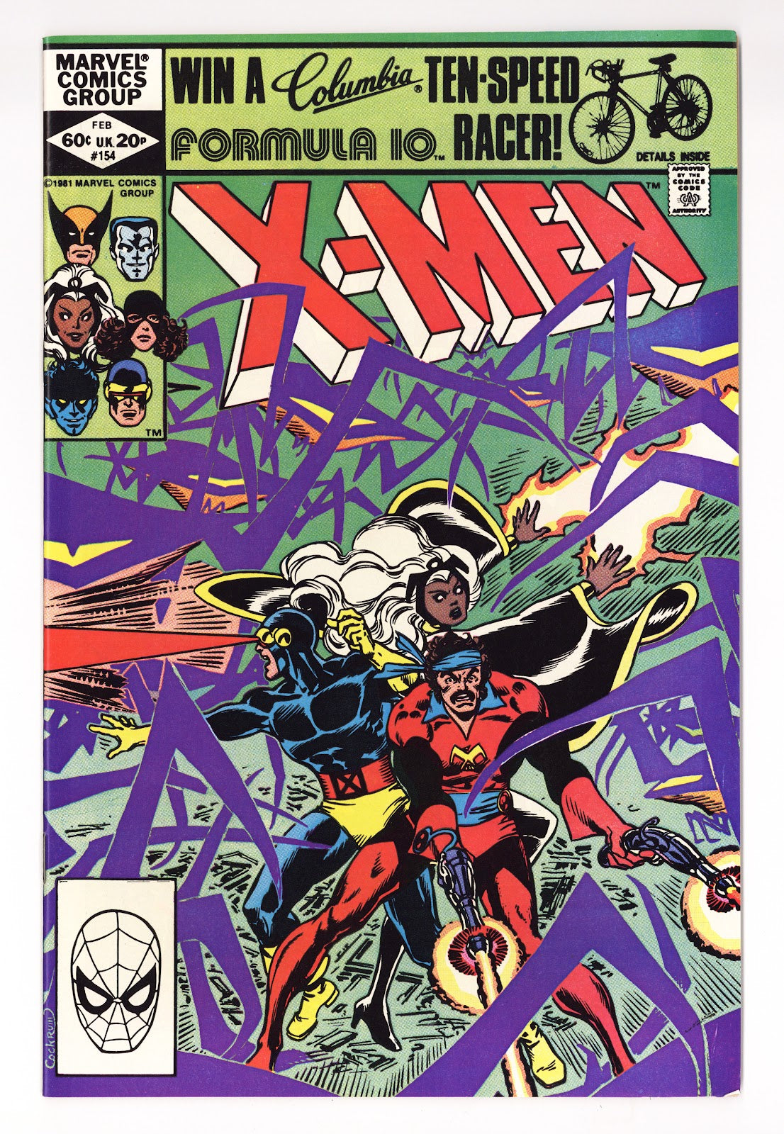 The Uncanny X-Men Vol 1 154 VF+ (8.5) (1982) 