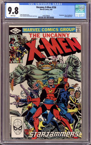 The Uncanny X-Men Vol 1 156 CGC 9.8 (NM/M)   (1982)