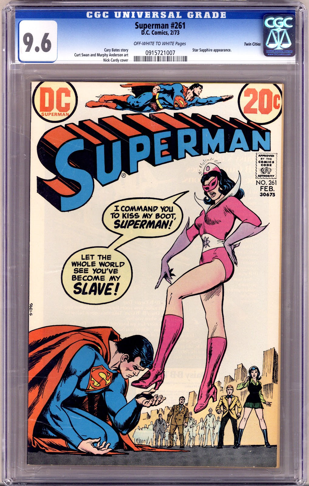 Superman Vol 1 261 CGC 9.6 (NM+)   (1973)     