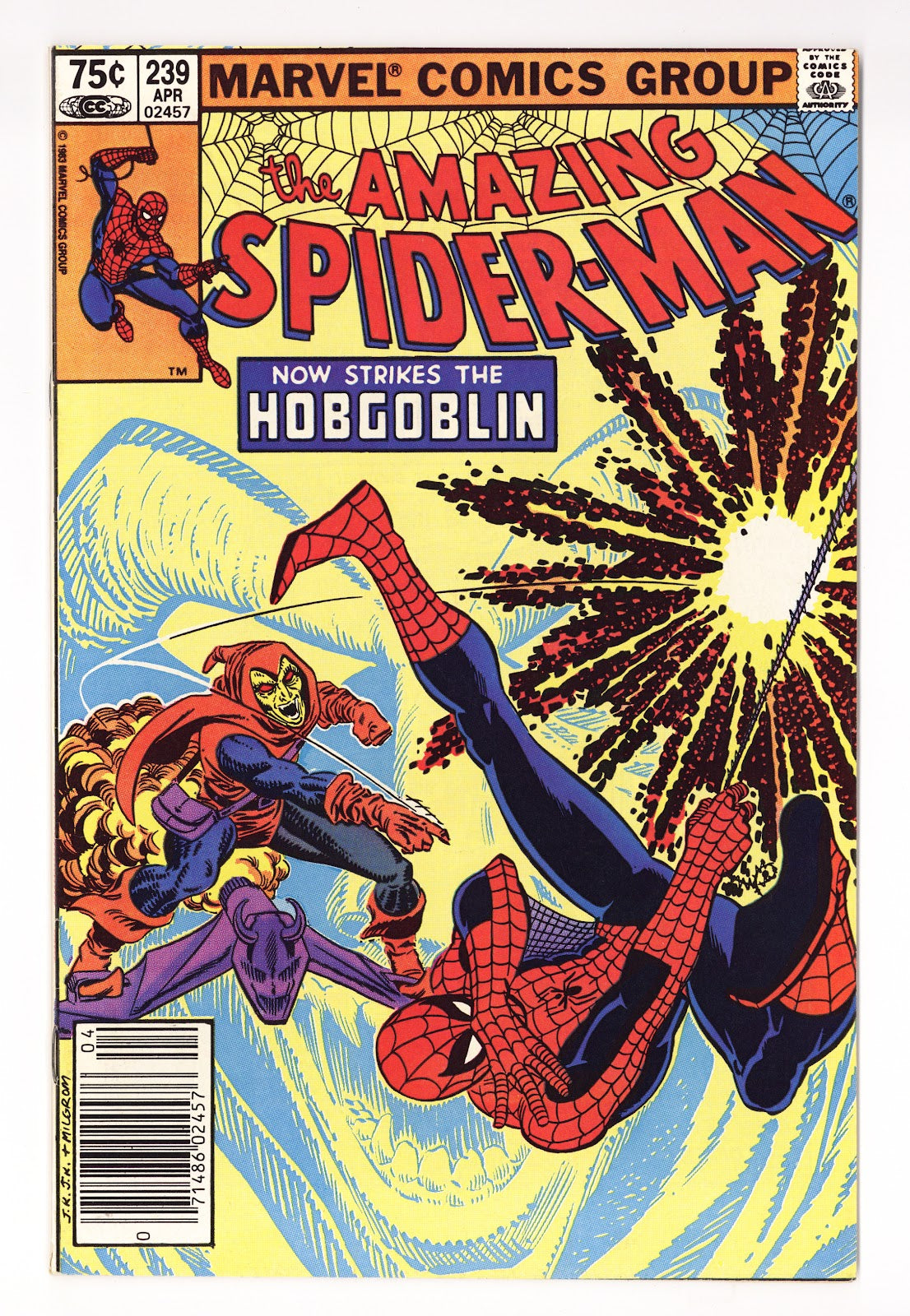 The Amazing Spider-Man Vol 1 239 FN (6.0) (1983) Canadian Price Variant 