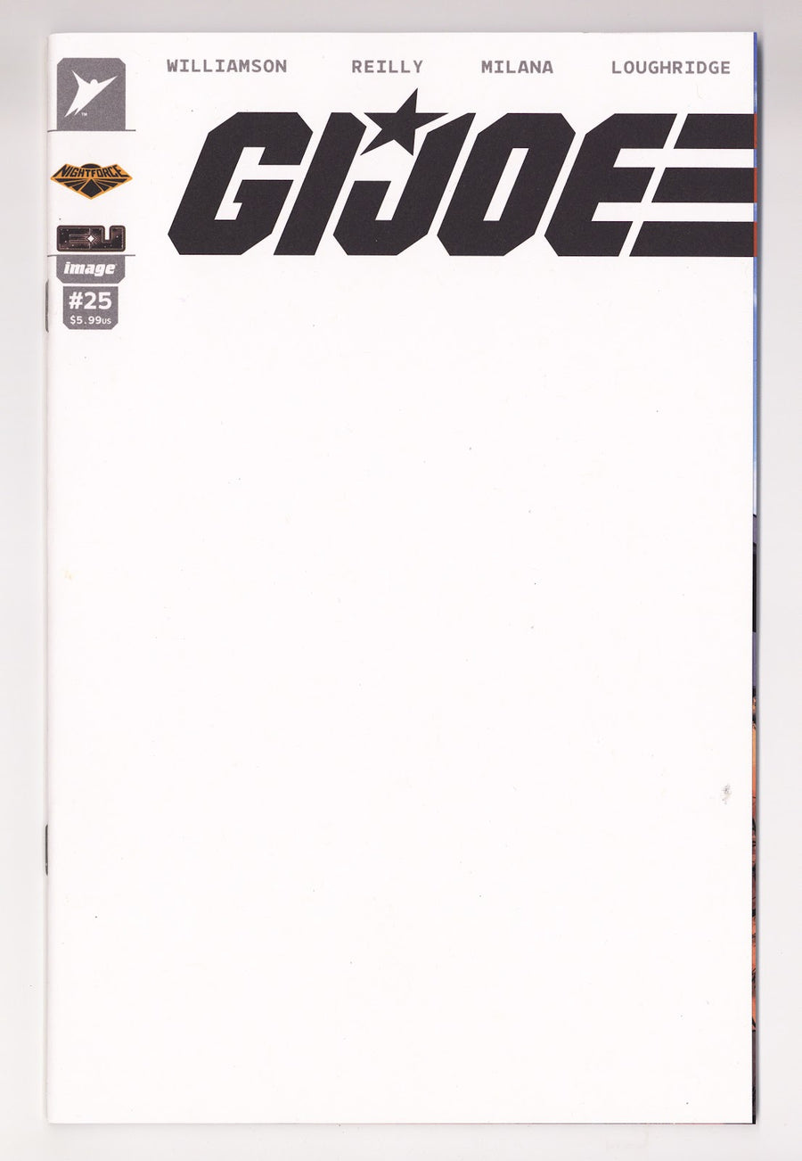 G.I. Joe 25 Sketch Blank Variant (2026)