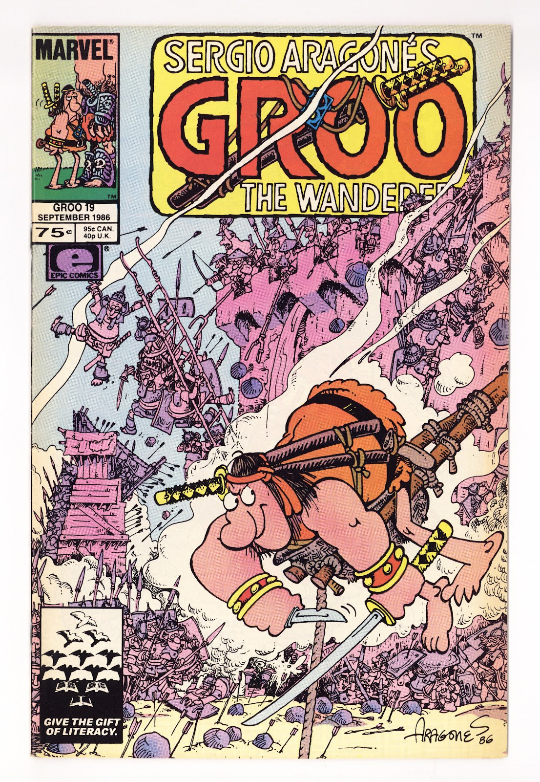 Sergio Aragones Groo the Wanderer Vol 2 19  Mid Grade   (1986)