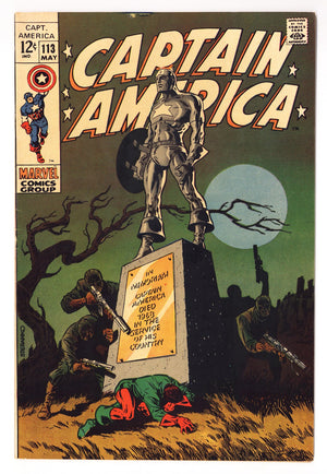 Captain America Vol 1 113  VF- (7.5)   (1969)