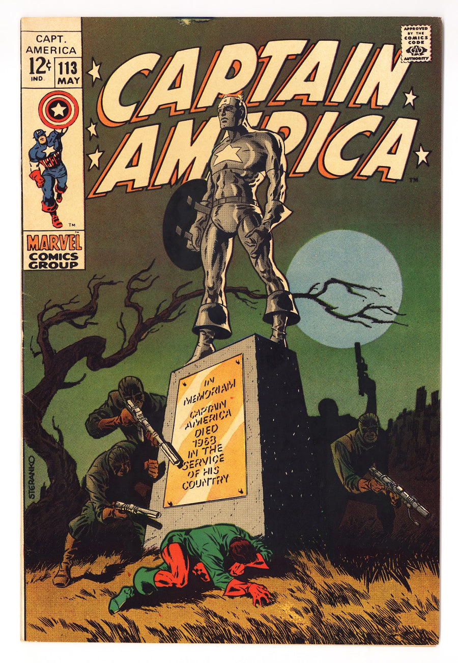 Captain America Vol 1 113  VF- (7.5)   (1969)     