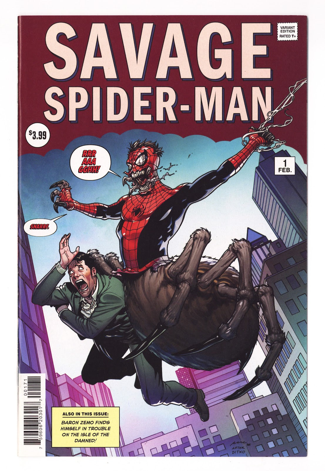 Savage Spider-Man 1 High Grade (2022) Perez Variant 