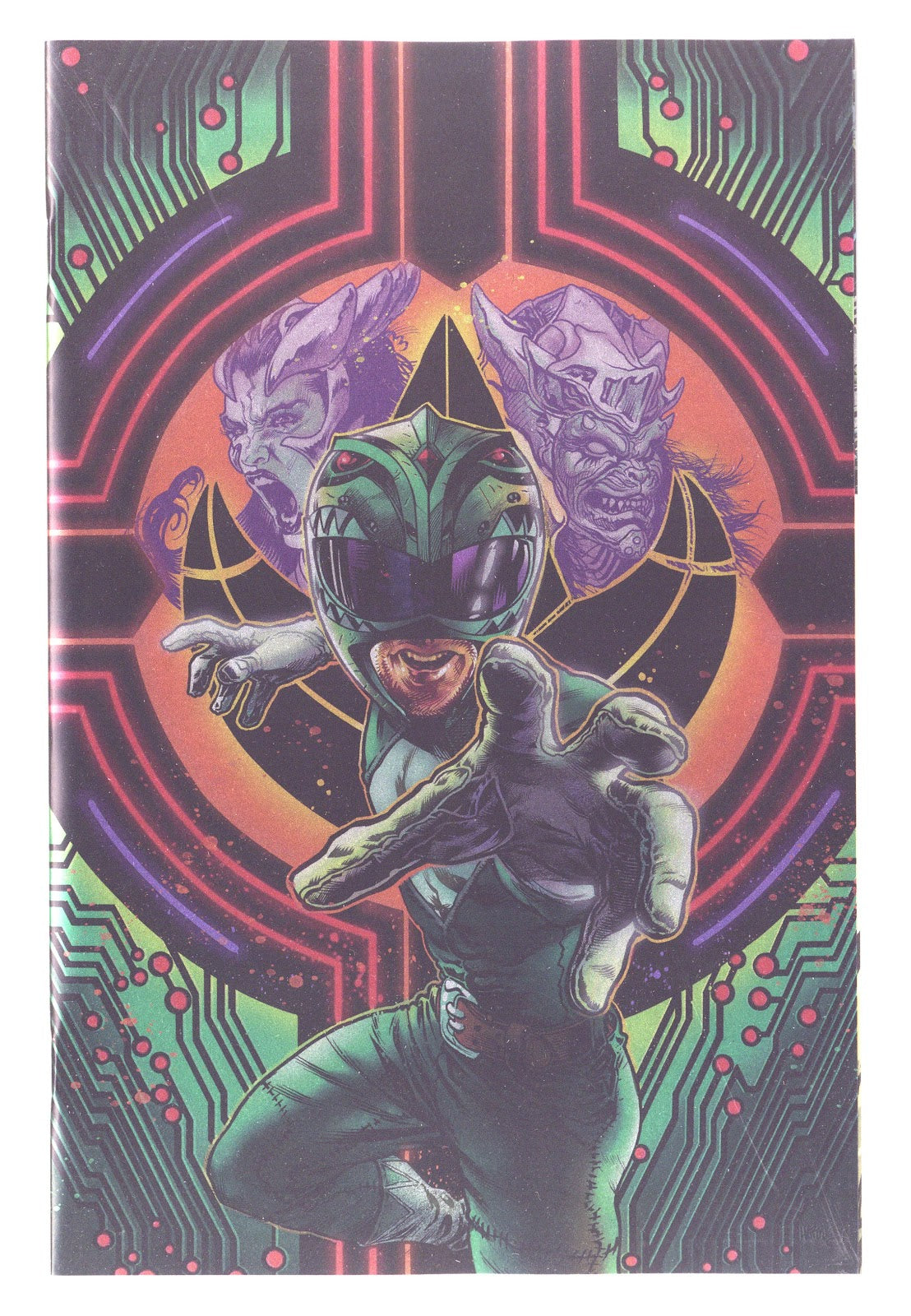 Power Rangers Green #3 (2026) Harris Foil Virgin Variant