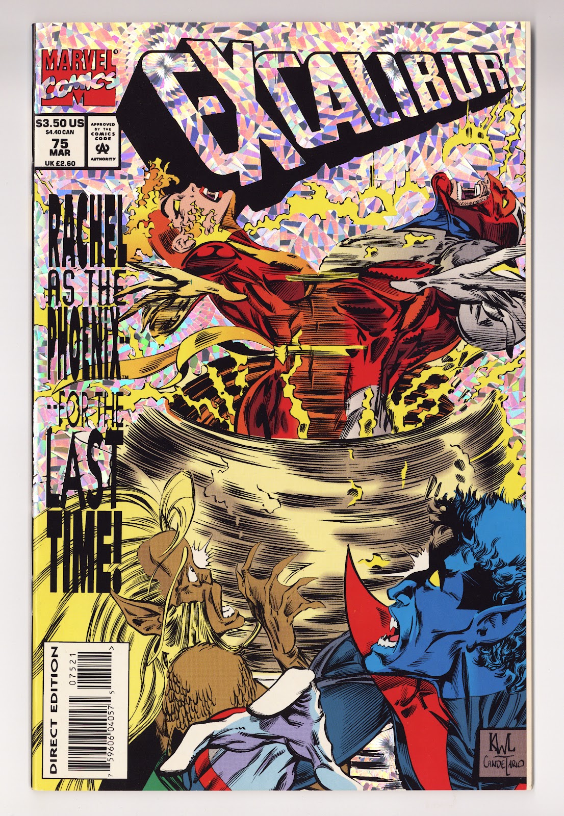 Excalibur Vol 1 75  High Grade   (1994) Foil  Variant  