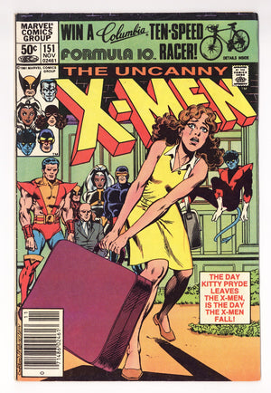 The Uncanny X-Men Vol 1 151  Low Grade   (1981)   Newsstand