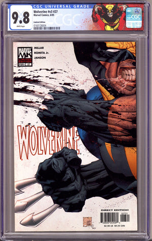 Wolverine Vol 3 27 CGC 9.8 (NM/M) (2005) Quesada Incentive Variant