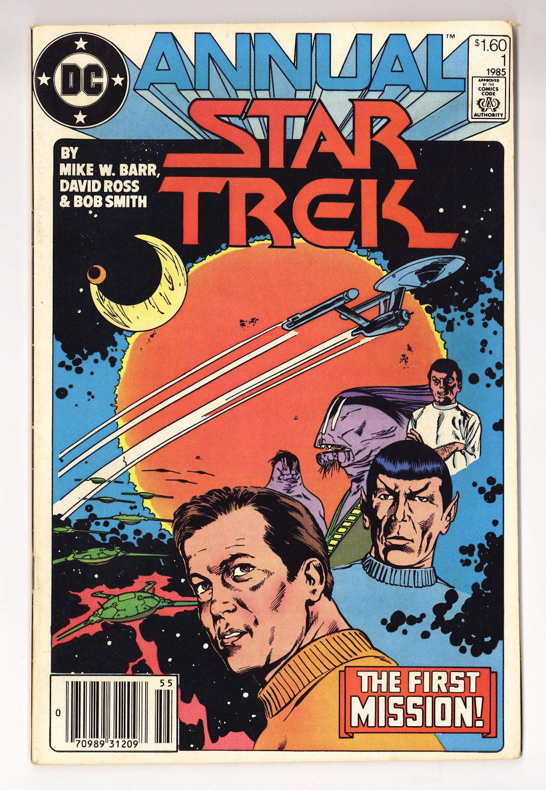 Star Trek Annual Vol 1 1  Low Grade   (1985)   Canadian Price Variant