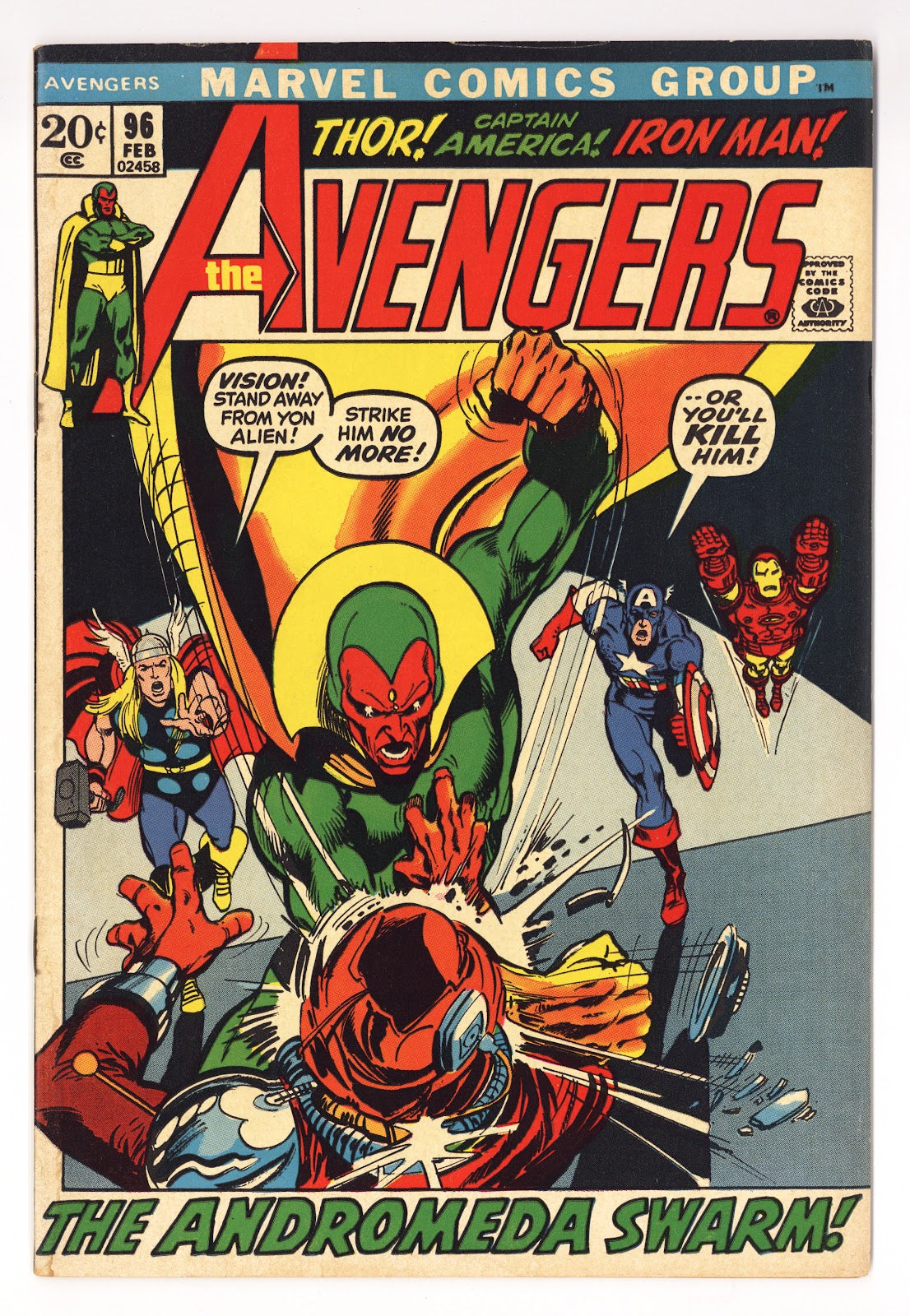 The Avengers Vol 1 96 VG+ (4.5) (1972) 