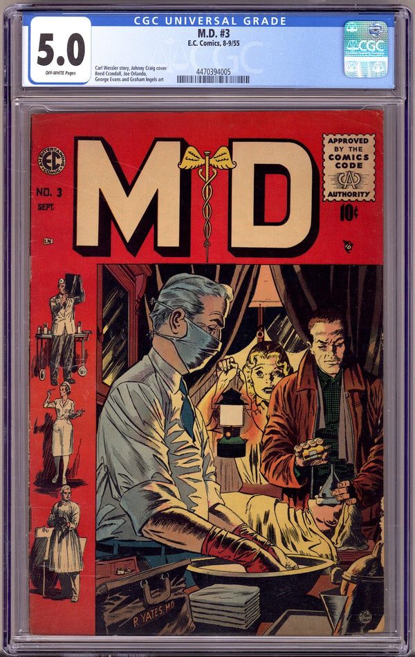 M.D. 3 CGC 5.0 (VG/FN) (1955)