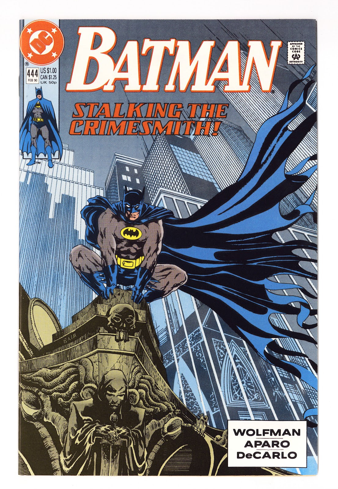Batman Vol 1 444 High Grade (1990) Direct 