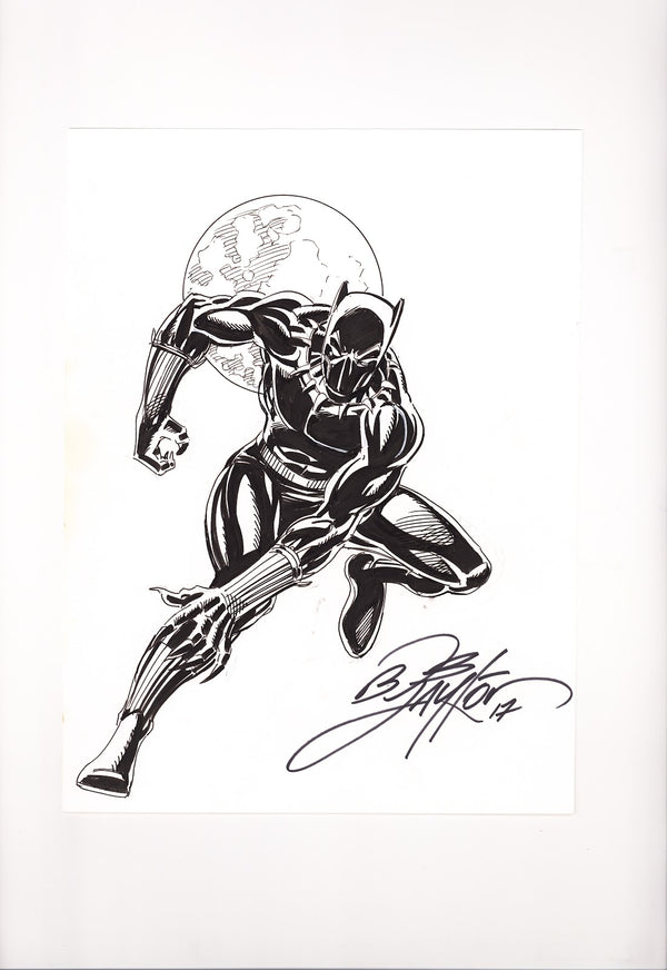 Bob Layton Black Panther Convention Sketch [nn] (2017)