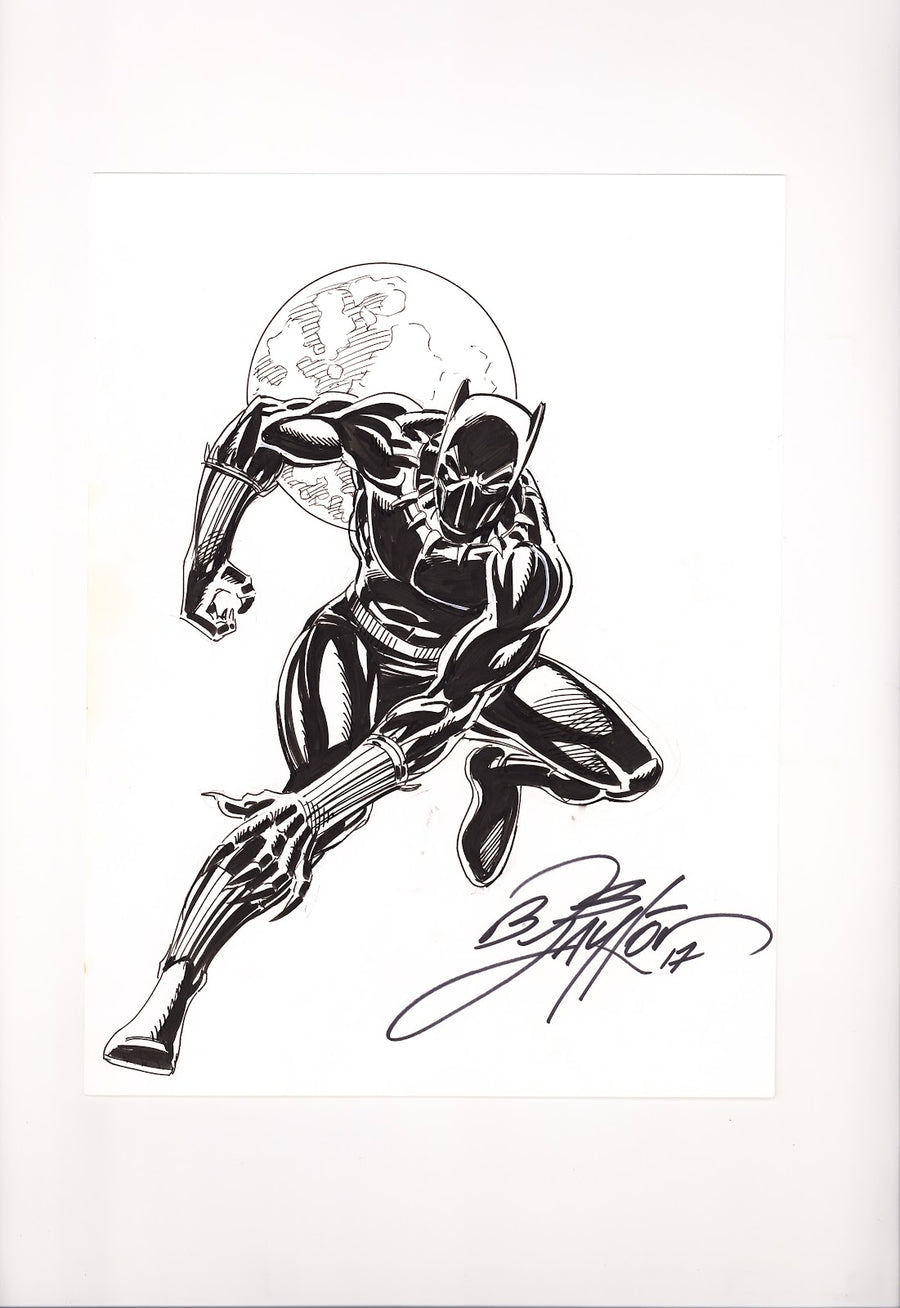 Bob Layton Black Panther Convention Sketch [nn] (2017) 