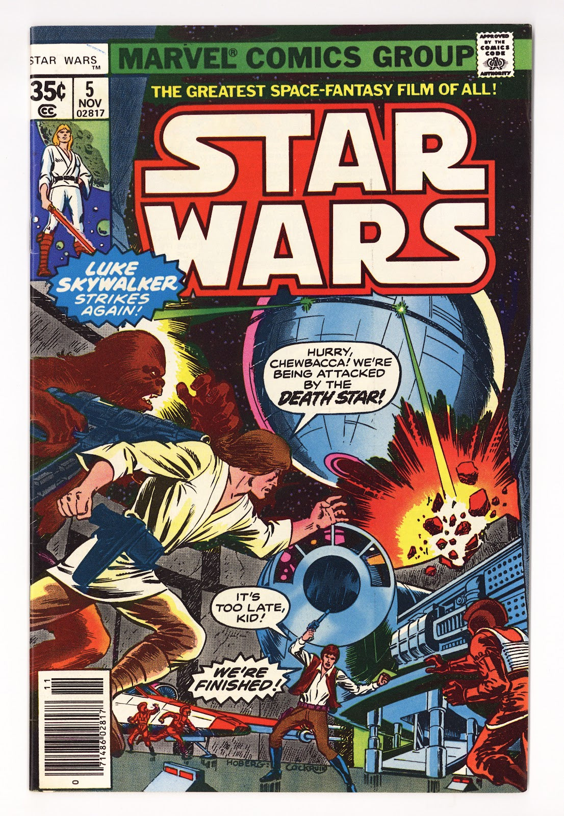 Star Wars Vol 1 5  VF (8.0)   (1977)     