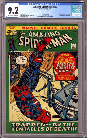 The Amazing Spider-Man Vol 1 107 CGC 9.2 (NM-) (1972)