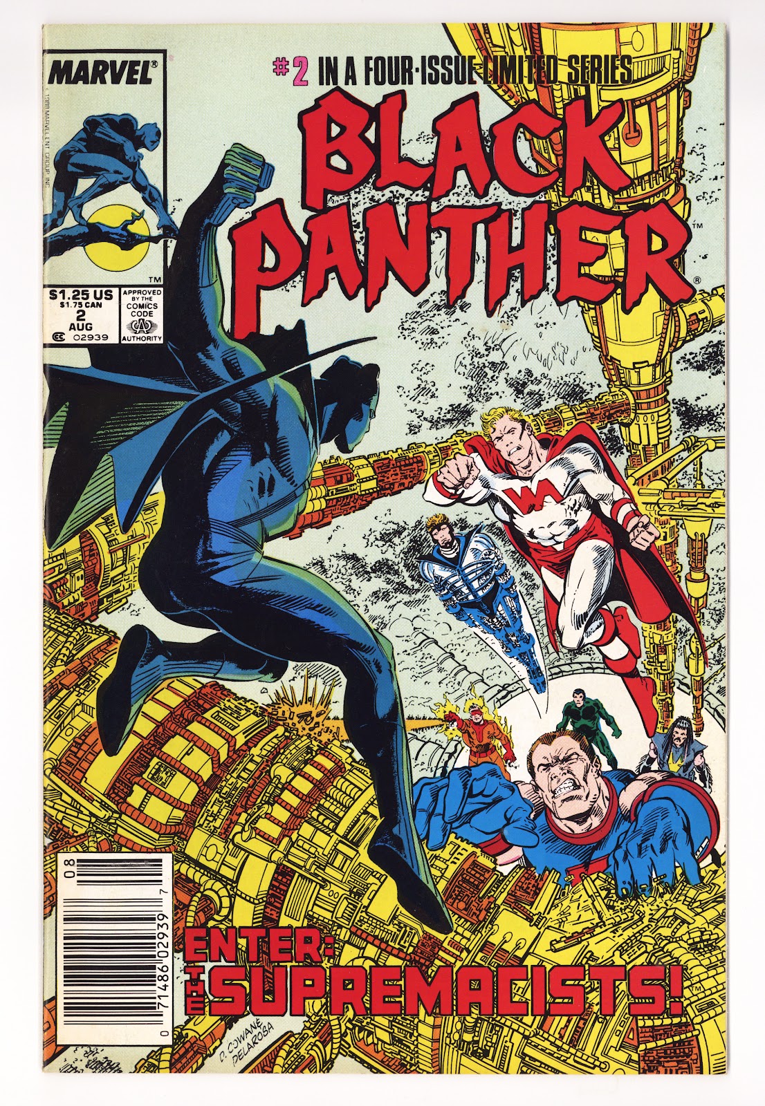 Black Panther Vol 2 2  Mid Grade   (1988)   Newsstand  