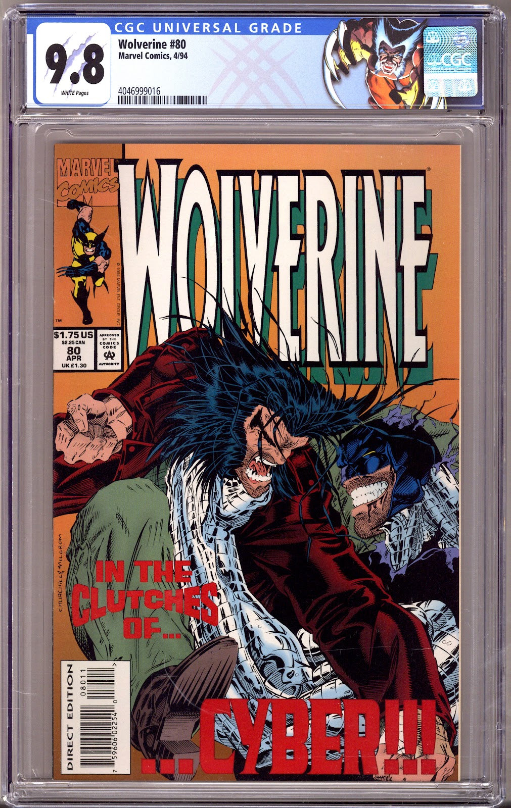 Wolverine Vol 2 80 CGC 9.8 (NM/M) (1994) 