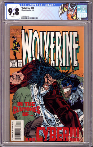 Wolverine Vol 2 80 CGC 9.8 (NM/M) (1994)