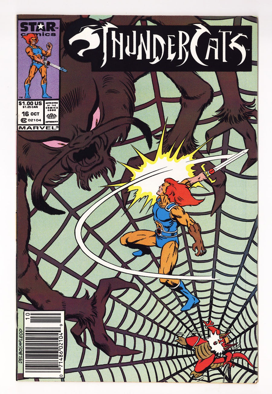 Thundercats Vol 1 16  VF+ (8.5)   (1987)   Newsstand  