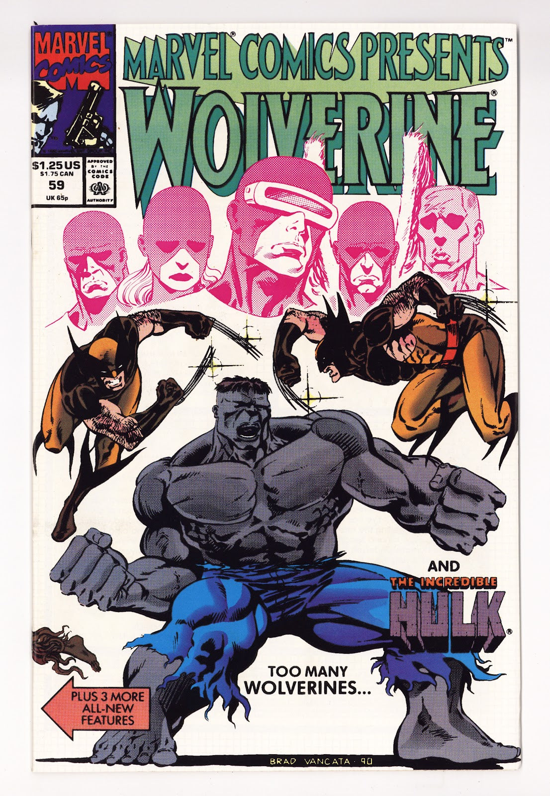 Marvel Comics Presents Vol 1 59 High Grade (1990) 
