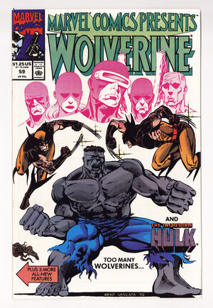 Marvel Comics Presents Vol 1 59 High Grade (1990)