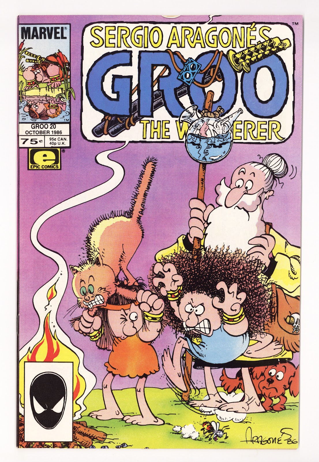 Sergio Aragones Groo the Wanderer Vol 2 20  High Grade   (1986)   Direct  