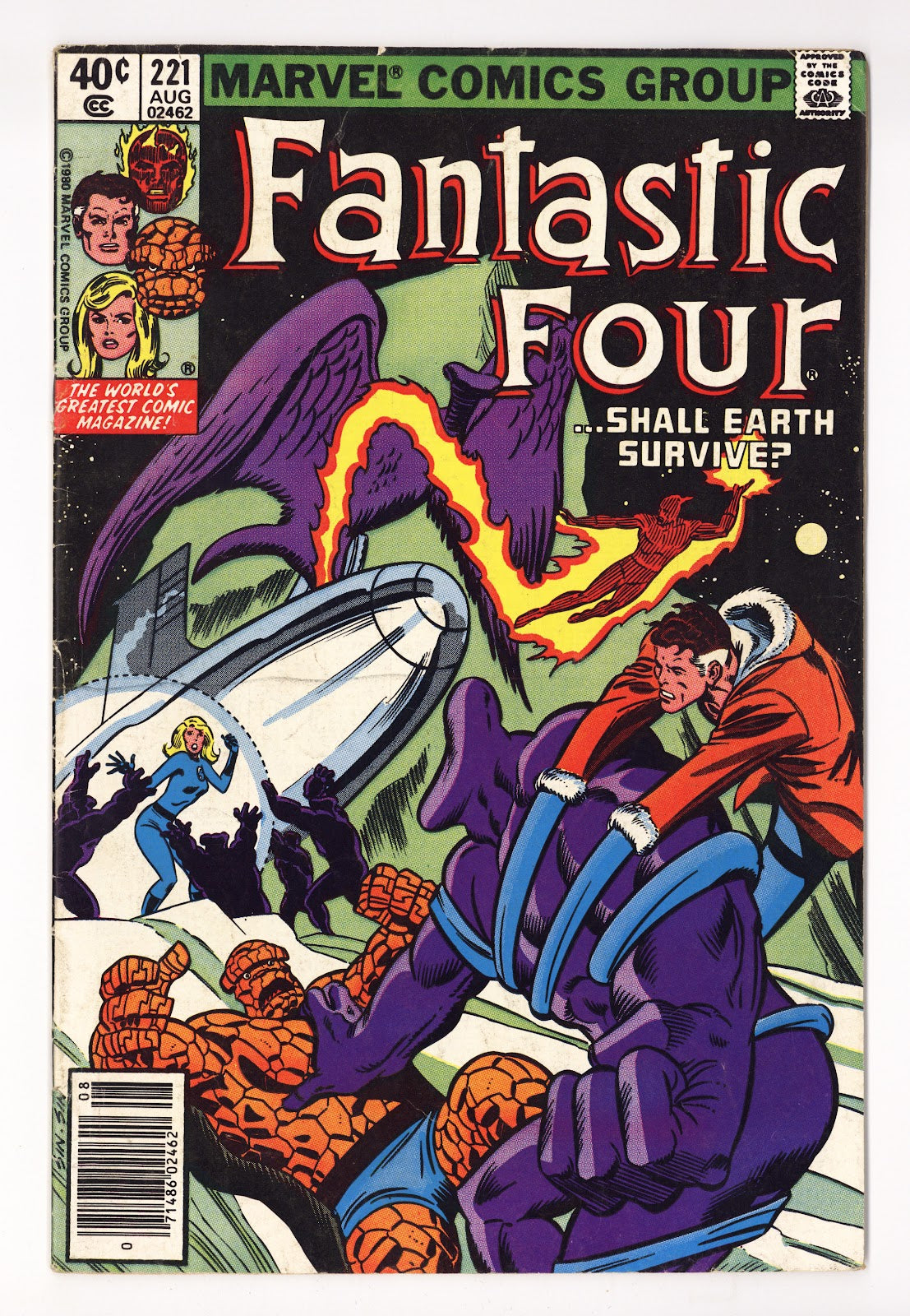 Fantastic Four Vol 1 221  Low Grade   (1980)   Newsstand  