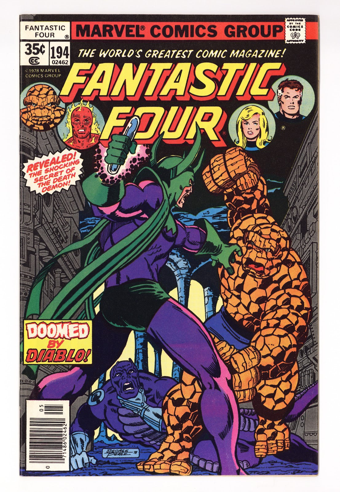 Fantastic Four Vol 1 194  High Grade   (1978)