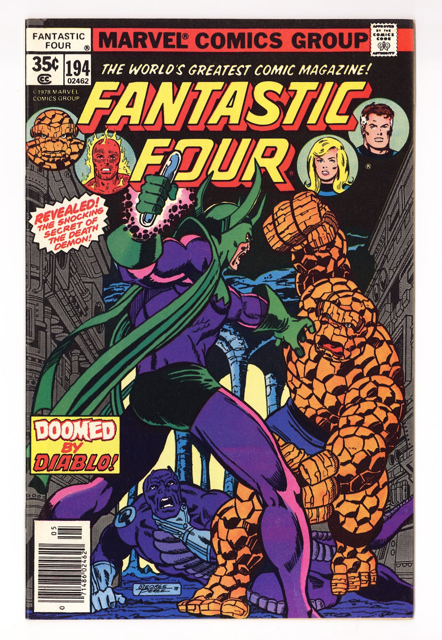 Fantastic Four Vol 1 194  High Grade   (1978)