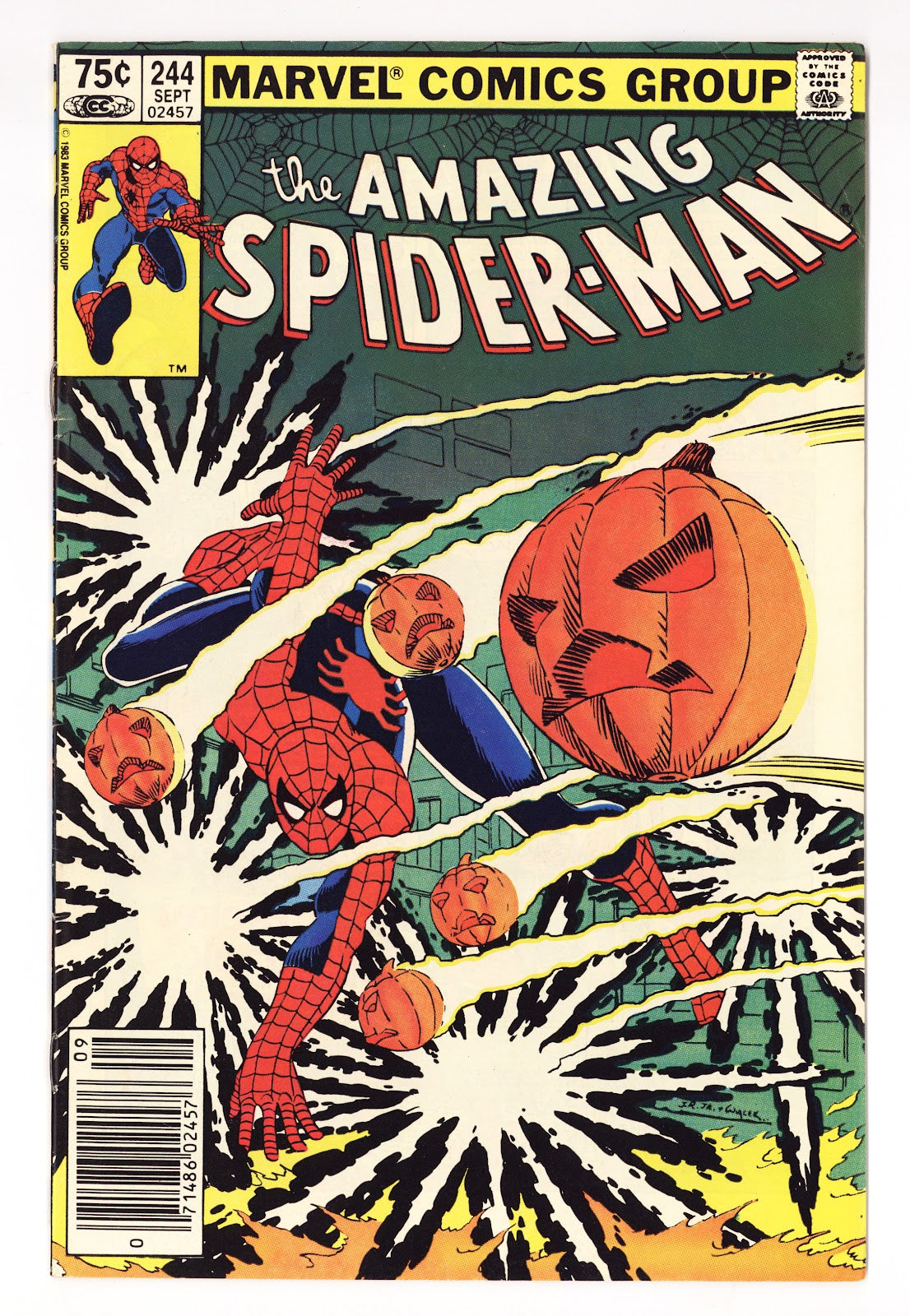 The Amazing Spider-Man Vol 1 244 VG/FN (5.0) (1983) Canadian Price Variant 
