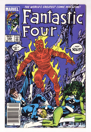 Fantastic Four Vol 1 289 Low Grade (1986) Canadian Price Variant
