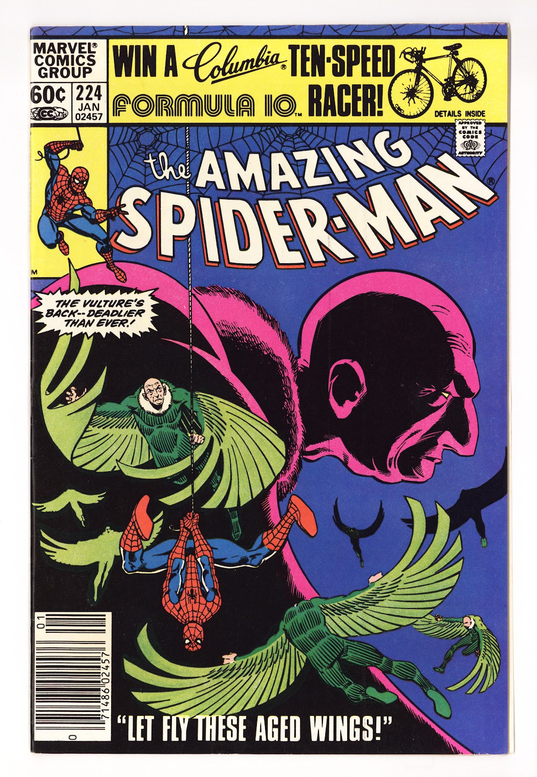 The Amazing Spider-Man Vol 1 224  FN/VF (7.0)   (1982)   Newsstand