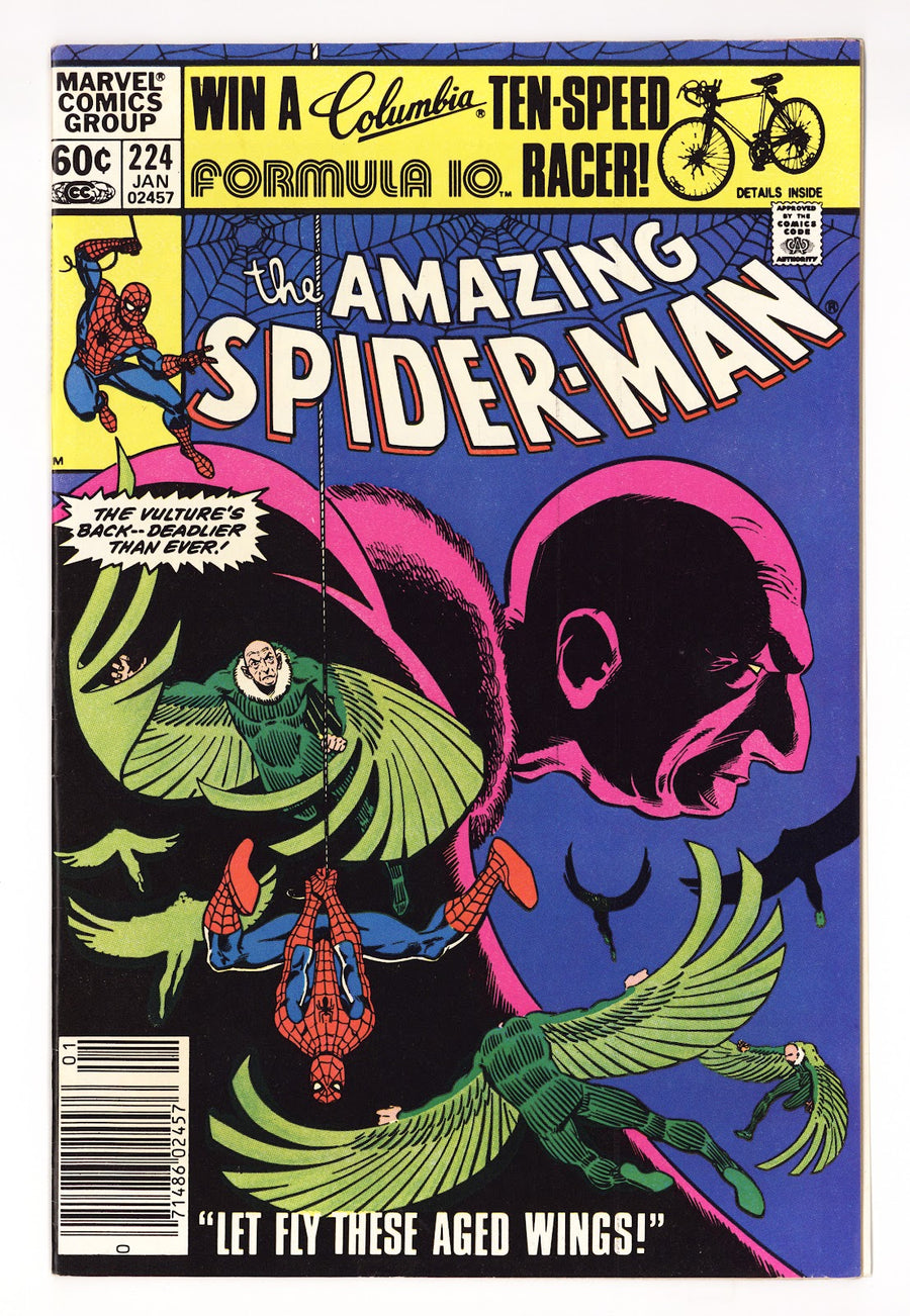 The Amazing Spider-Man Vol 1 224  FN/VF (7.0)   (1982)   Newsstand