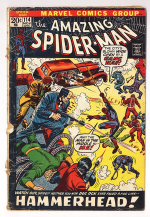 The Amazing Spider-Man Vol 1 114 Cover Detached (1972)