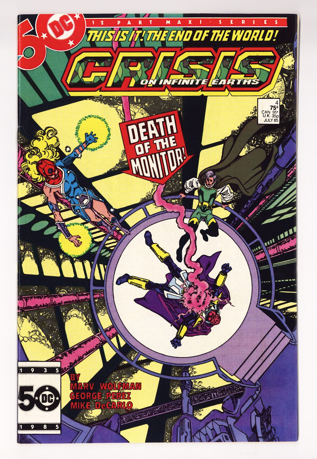 Crisis on Infinite Earths   4  Mid Grade   (1985)     