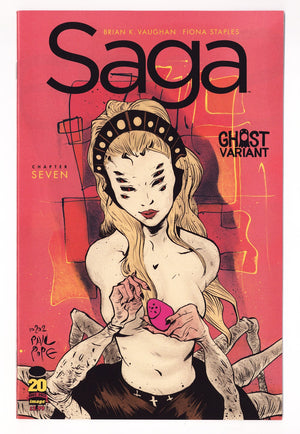 Saga   7  VF/NM (9.0)   (2012) Pope Ghost  Variant